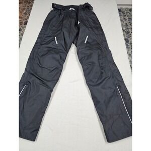 Black HWK motorsports motorcycle pants sz xxl dirt bike gear with hip & leg pads
